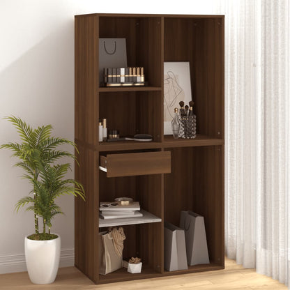 Cosmeticakast 80x40x75 cm bewerkt hout bruin eikenkleur