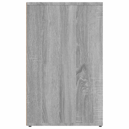 Kledingkast 80x40x65 cm bewerkt hout grijs sonoma eikenkleur