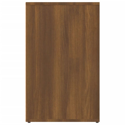 Kledingkast 80x40x65 cm bewerkt hout bruin eikenkleur