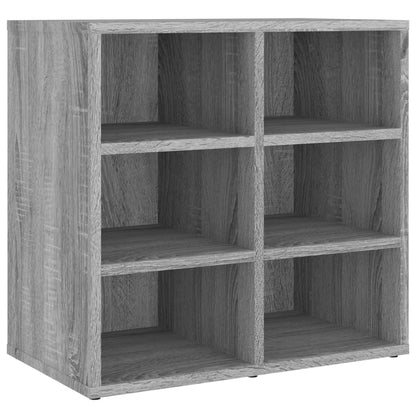 Schoenenkasten 2 st 52,5x30x50 cm grijs sonoma eikenkleurig