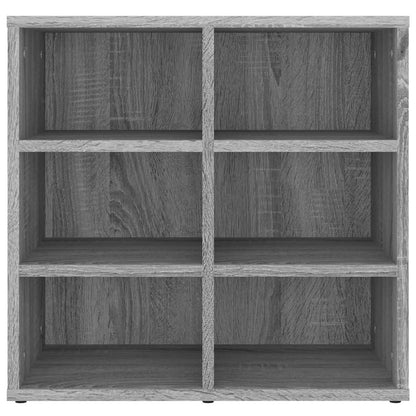 Schoenenkasten 2 st 52,5x30x50 cm grijs sonoma eikenkleurig