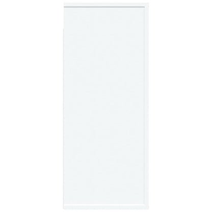 Wandkast 80x33x80 cm bewerkt hout wit