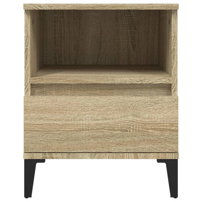 Nachtkastjes 2 st 40x35x50 cm sonoma eikenkleurig