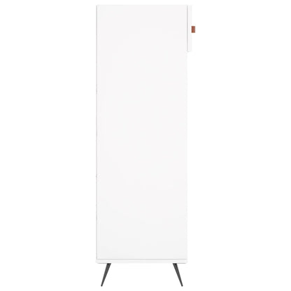Schoenenkast 60x35x105 cm bewerkt hout wit