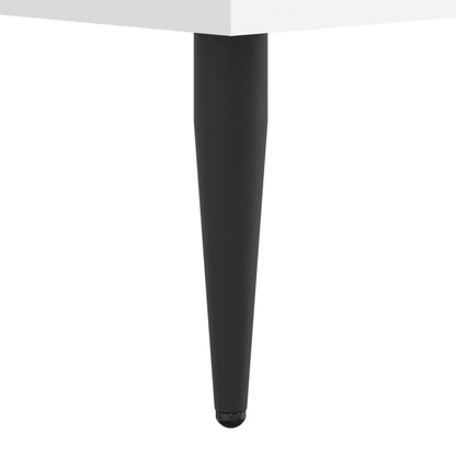 Schoenenkast 60x35x105 cm bewerkt hout wit
