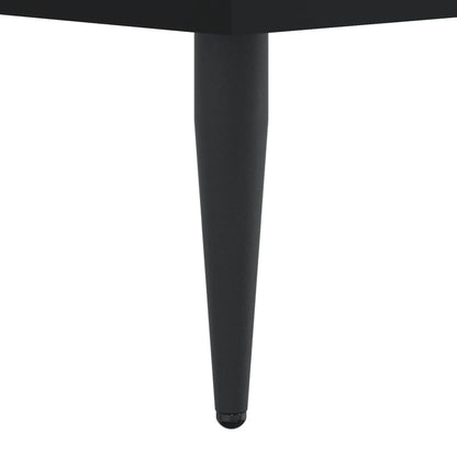 Schoenenkast 60x35x105 cm bewerkt hout zwart