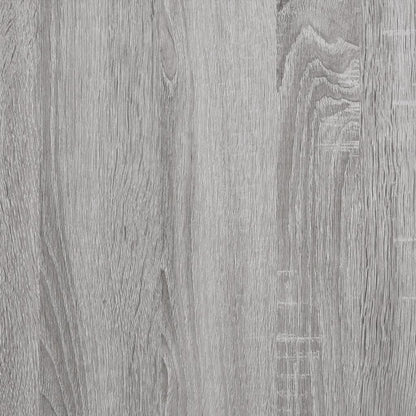 Schoenenkast 60x35x105 cm bewerkt hout grijs sonoma eikenkleur