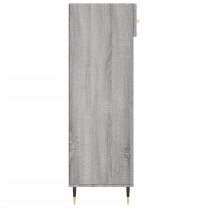Schoenenkast 60x35x105 cm bewerkt hout grijs sonoma eikenkleur