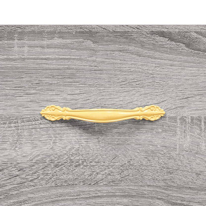 Schoenenkast 60x35x105 cm bewerkt hout grijs sonoma eikenkleur