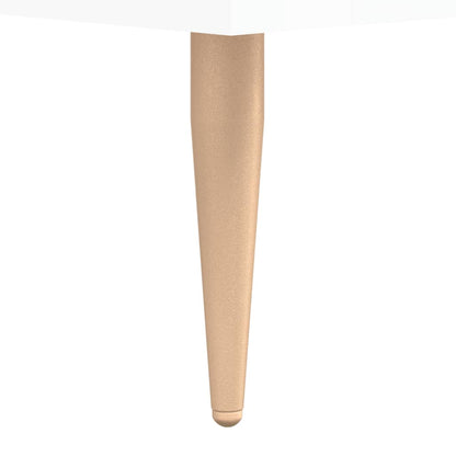 Schoenenkast 60x35x105 cm bewerkt hout hoogglans wit