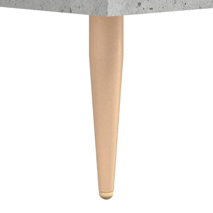 Schoenenkast 60x35x105 cm bewerkt hout betongrijs