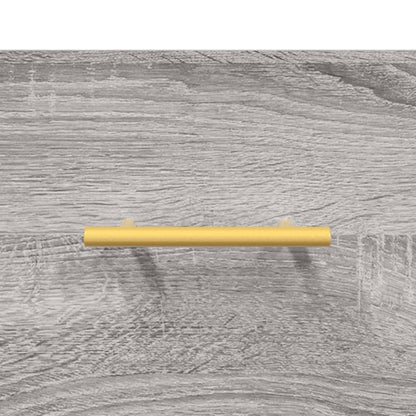 Schoenenkast 60x35x105 cm bewerkt hout grijs sonoma eikenkleur
