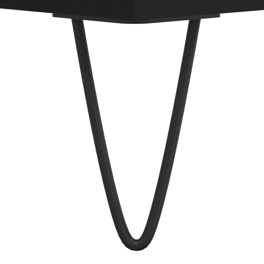 Schoenenkast 60x35x105 cm bewerkt hout zwart