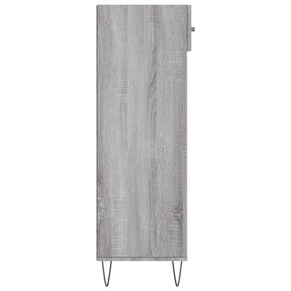 Schoenenkast 60x35x105 cm bewerkt hout grijs sonoma eikenkleur
