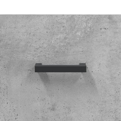 Schoenenkast 60x35x105 cm bewerkt hout betongrijs
