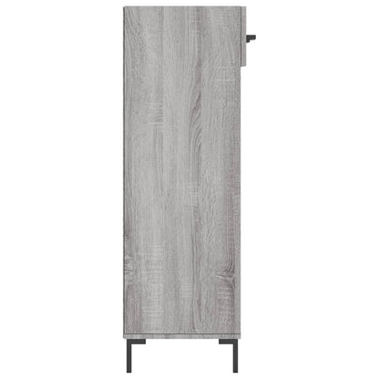Schoenenkast 60x35x105 cm bewerkt hout grijs sonoma eikenkleur