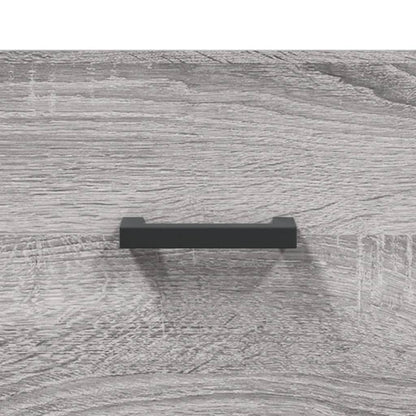 Schoenenkast 60x35x105 cm bewerkt hout grijs sonoma eikenkleur