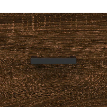 Schoenenkast 60x35x105 cm bewerkt hout bruin eikenkleur