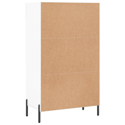 Schoenenkast 60x35x105 cm bewerkt hout wit