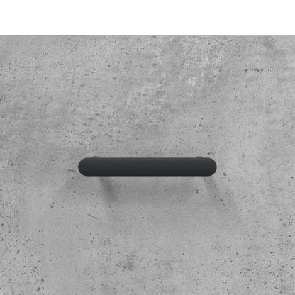 Schoenenkast 60x35x105 cm bewerkt hout betongrijs