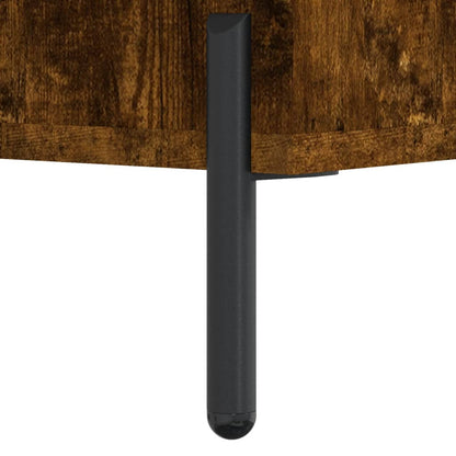 Schoenenkast 60x35x105 cm bewerkt hout gerookt eikenkleurig