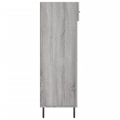 Schoenenkast 60x35x105 cm bewerkt hout grijs sonoma eikenkleur