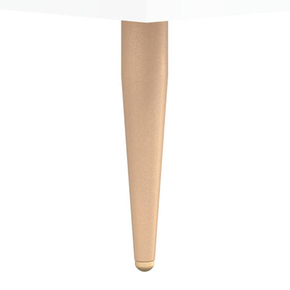 Schoenenkast 30x35x105 cm bewerkt hout hoogglans wit