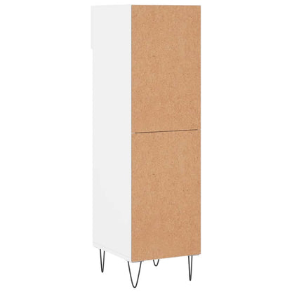 Schoenenkast 30x35x105 cm bewerkt hout wit