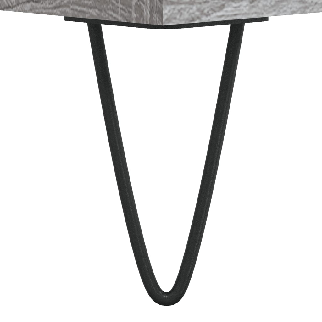 Schoenenkast 30x35x105 cm bewerkt hout grijs sonoma eikenkleur