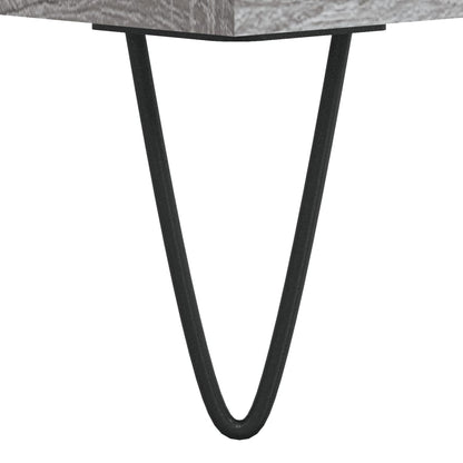 Schoenenkast 30x35x105 cm bewerkt hout grijs sonoma eikenkleur