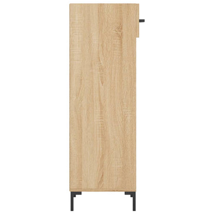 Schoenenkast 30x35x105 cm bewerkt hout sonoma eikenkleurig