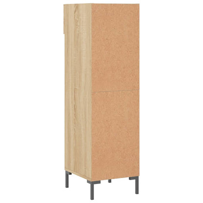 Schoenenkast 30x35x105 cm bewerkt hout sonoma eikenkleurig