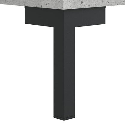 Schoenenkast 30x35x105 cm bewerkt hout betongrijs