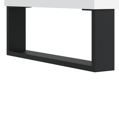 Schoenenkast 30x35x105 cm bewerkt hout wit