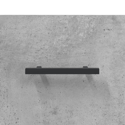 Schoenenkast 30x35x105 cm bewerkt hout betongrijs