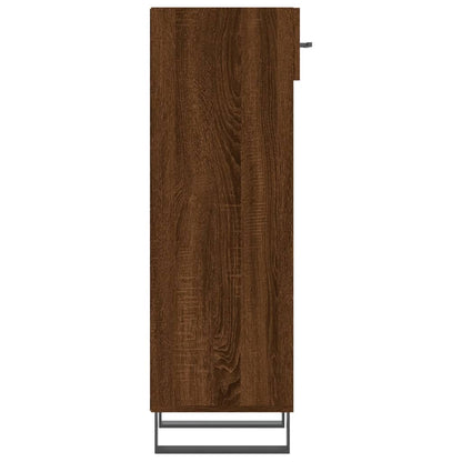 Schoenenkast 30x35x105 cm bewerkt hout bruin eikenkleur