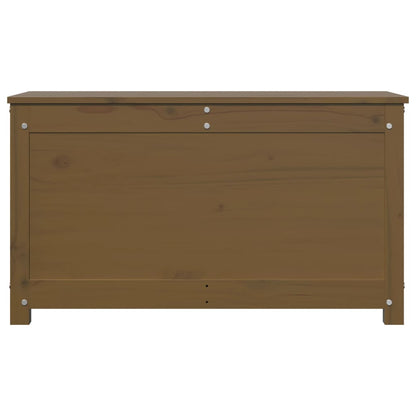 Opbergbox honingbruin 80x40x45,5 cm massief grenenhout