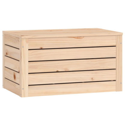 Opbergbox 59,5x36,5x33 cm massief grenenhout