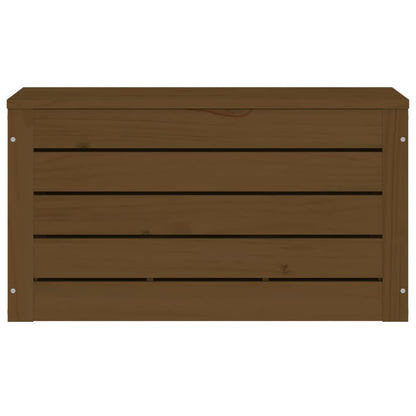 Opbergbox honingbruin 59,5x36,5x33 cm massief grenenhout