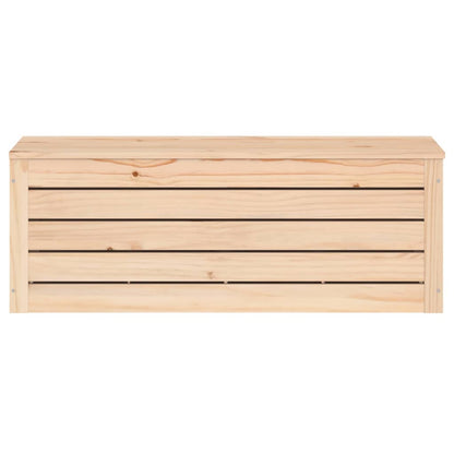 Opbergbox 89x36,5x33 cm massief grenenhout