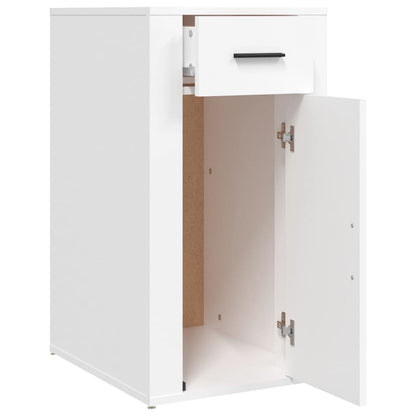 Bureaukastje 40x49x75 cm bewerkt hout wit