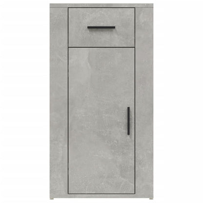 Bureaukastje 40x49x75 cm bewerkt hout betongrijs