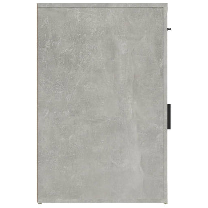 Bureaukastje 40x49x75 cm bewerkt hout betongrijs