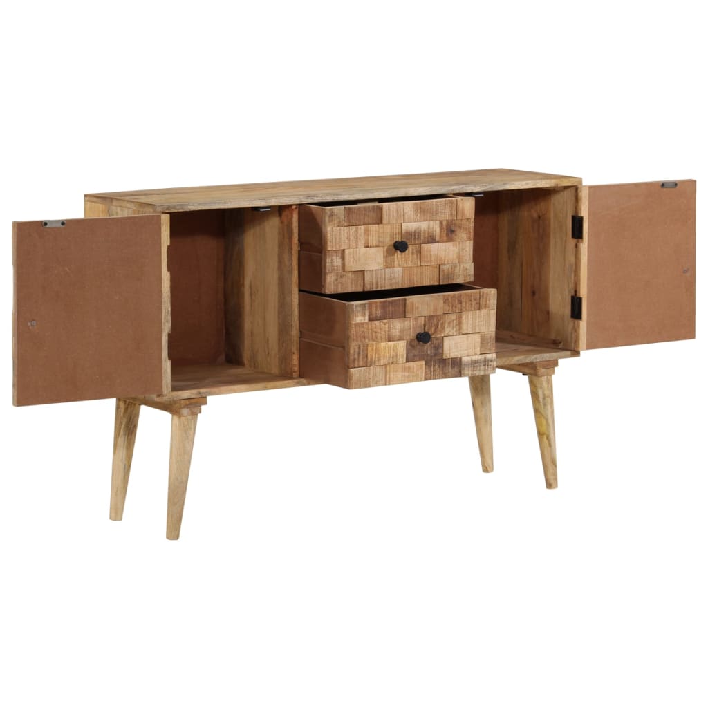 Dressoir 110x30x70 cm massief mangohout