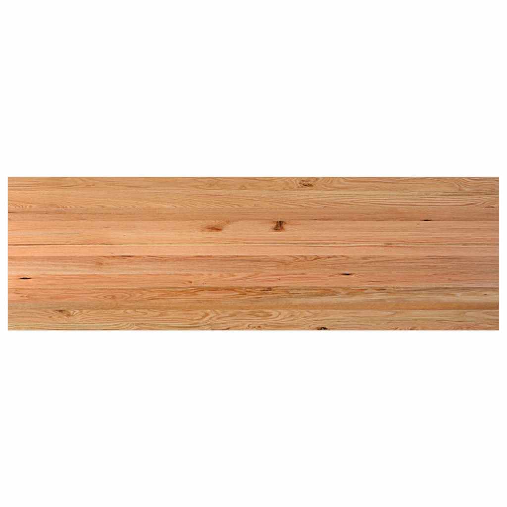 Eettafel met natuurlijke rand 320x100x74 cm massief eikenhout