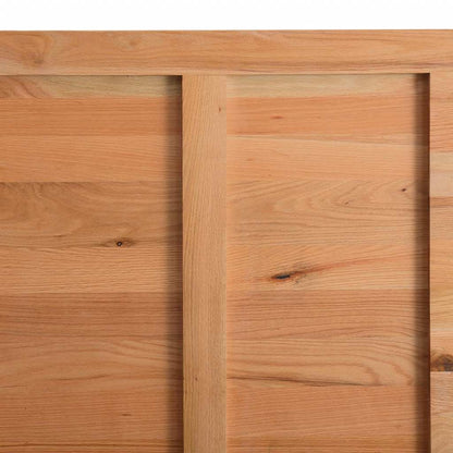 Eettafel met natuurlijke rand 320x100x74 cm massief eikenhout