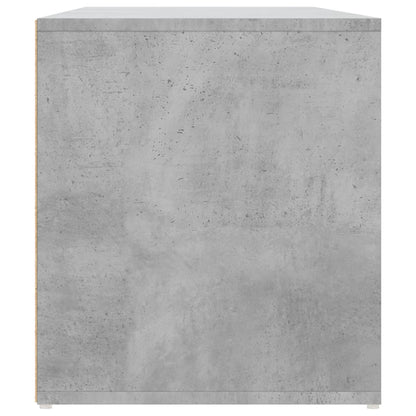 Hoekkast 160x40x45 cm bewerkt hout betongrijs