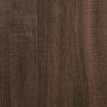 Hoekkast 160x40x45 cm bewerkt hout bruin eikenkleurig