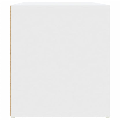 Hoekkast 200x40x45 cm bewerkt hout wit