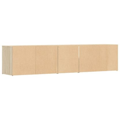 Hoekkast 200x40x45 cm bewerkt hout sonoma eikenkleurig
